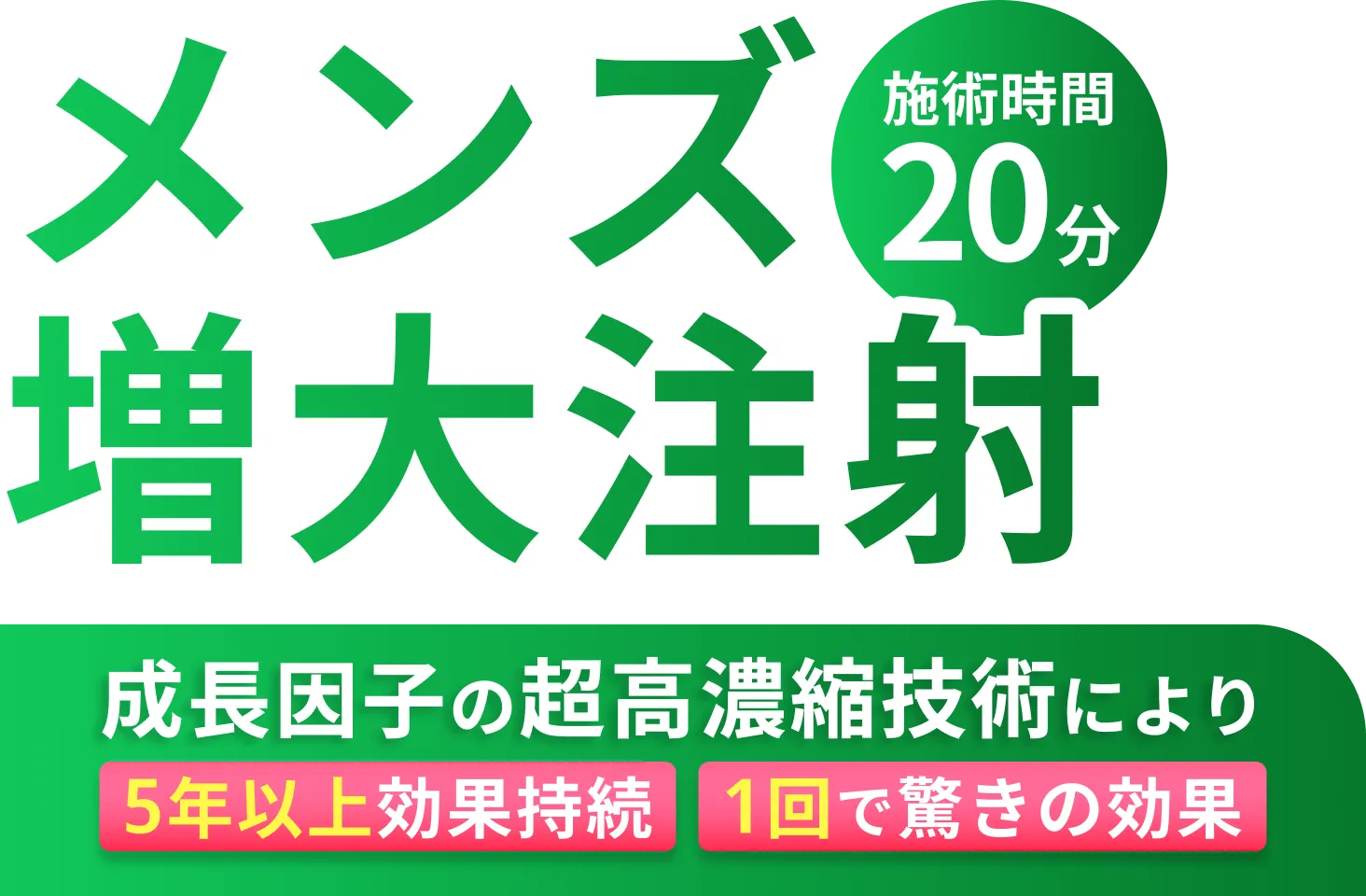 メンズPRP注射自信が持てないとお悩みの方へ