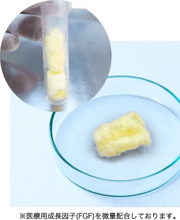 ※医療用成長因子(FGF)を微量配合しております。