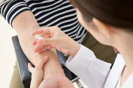 尿漏れ改善PRP作製のための採血