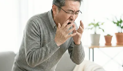 男性の腹圧性尿失禁（SUI）の説明